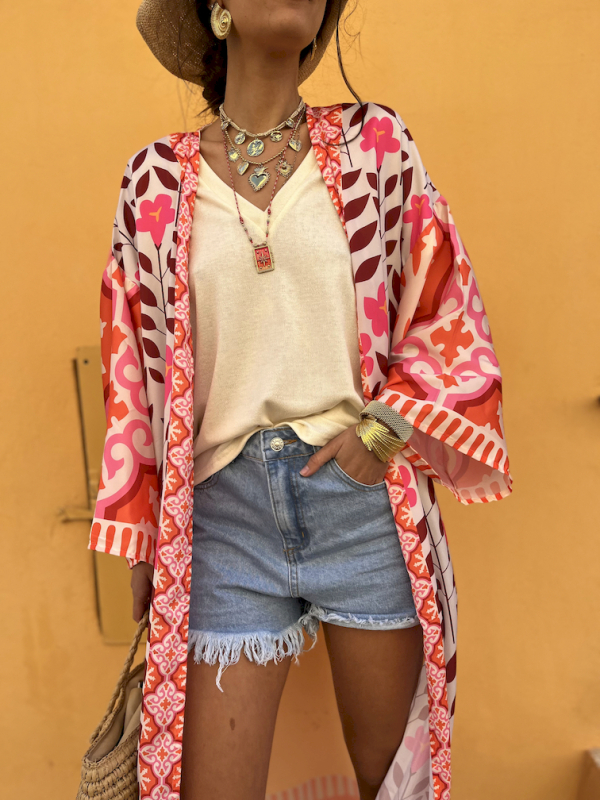 Short en jean effiloché