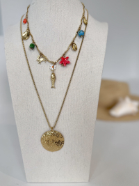 Collier CRABE doré