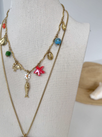 Collier CRABE doré