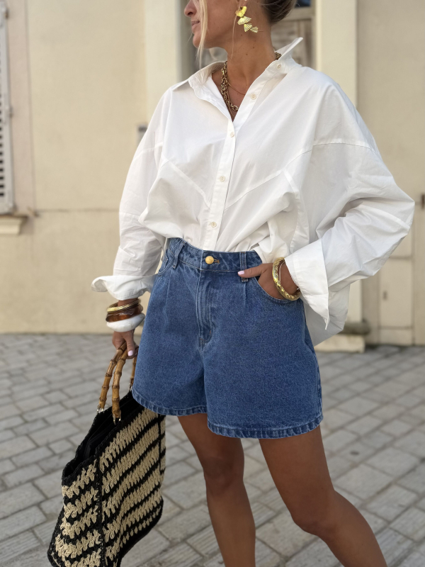 Short en jean