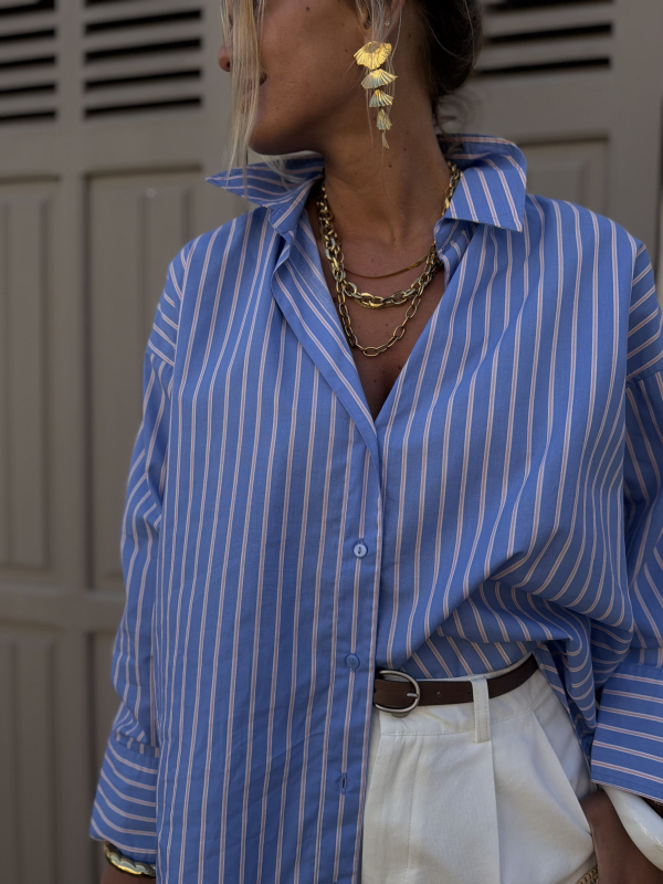 Chemise MARCELLO bleue