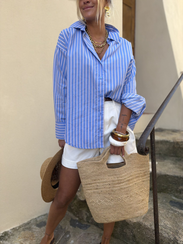 Chemise MARCELLO bleue