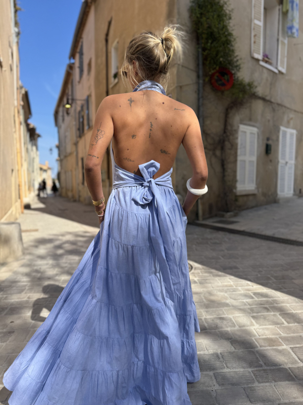Robe BIANCA bleu clair