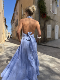 Robe BIANCA bleu clair