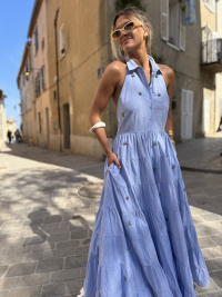 Robe BIANCA bleu clair