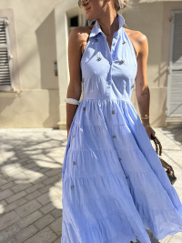 Robe BIANCA bleu clair