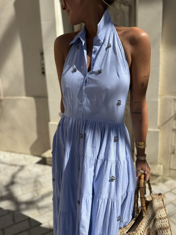 Robe BIANCA bleu clair