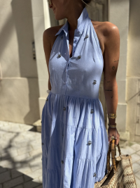 Robe BIANCA bleu clair