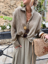 Chemise PAROS kaki