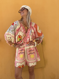 Patterned SOLE MIO playsuit