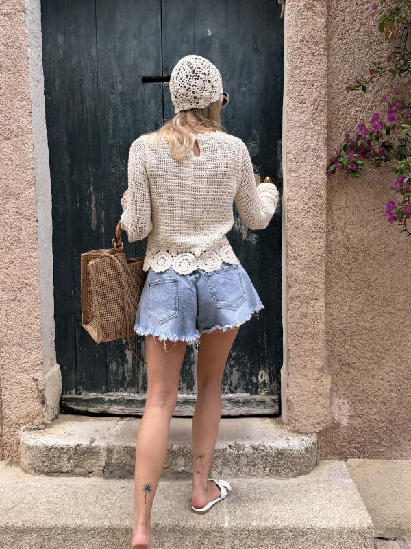 Beige OYA top