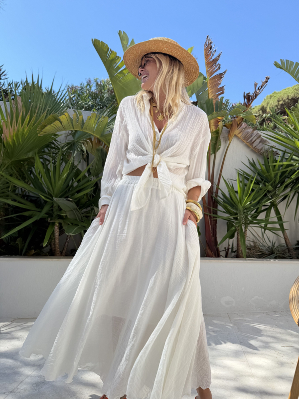 Chemise PAROS blanche