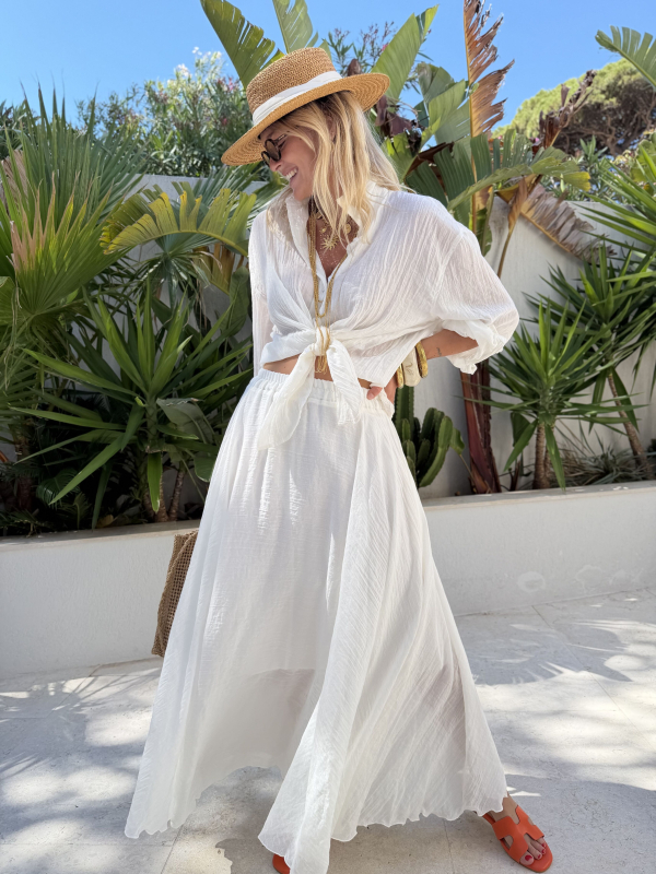Chemise PAROS blanche