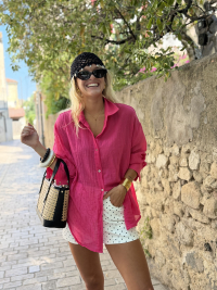 PAROS fuchsia shirt