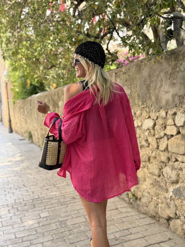 PAROS fuchsia shirt