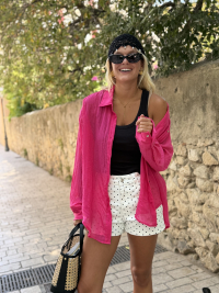 PAROS fuchsia shirt