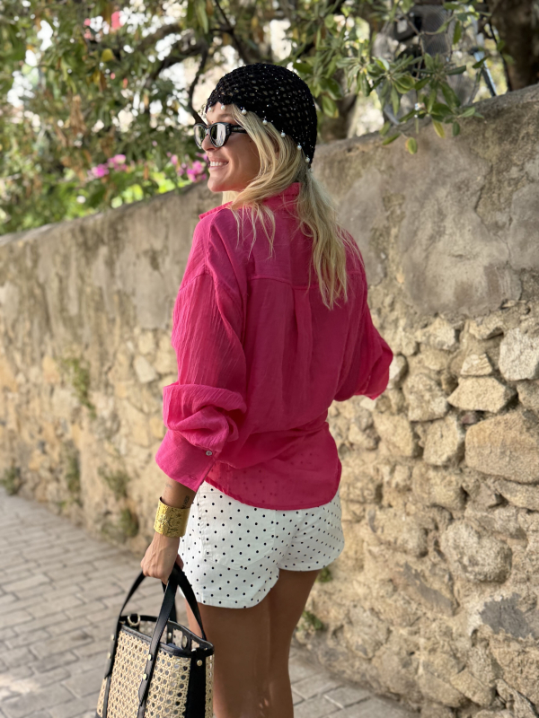 PAROS fuchsia shirt