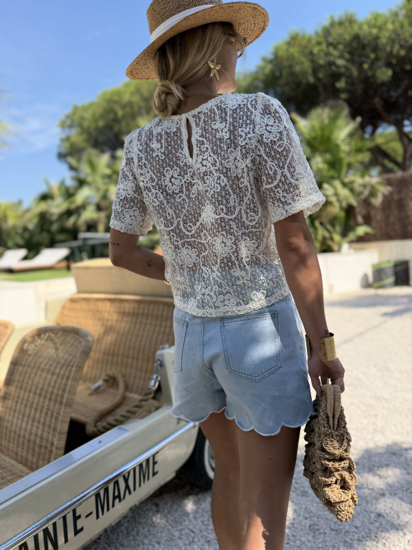 Top ANA écru