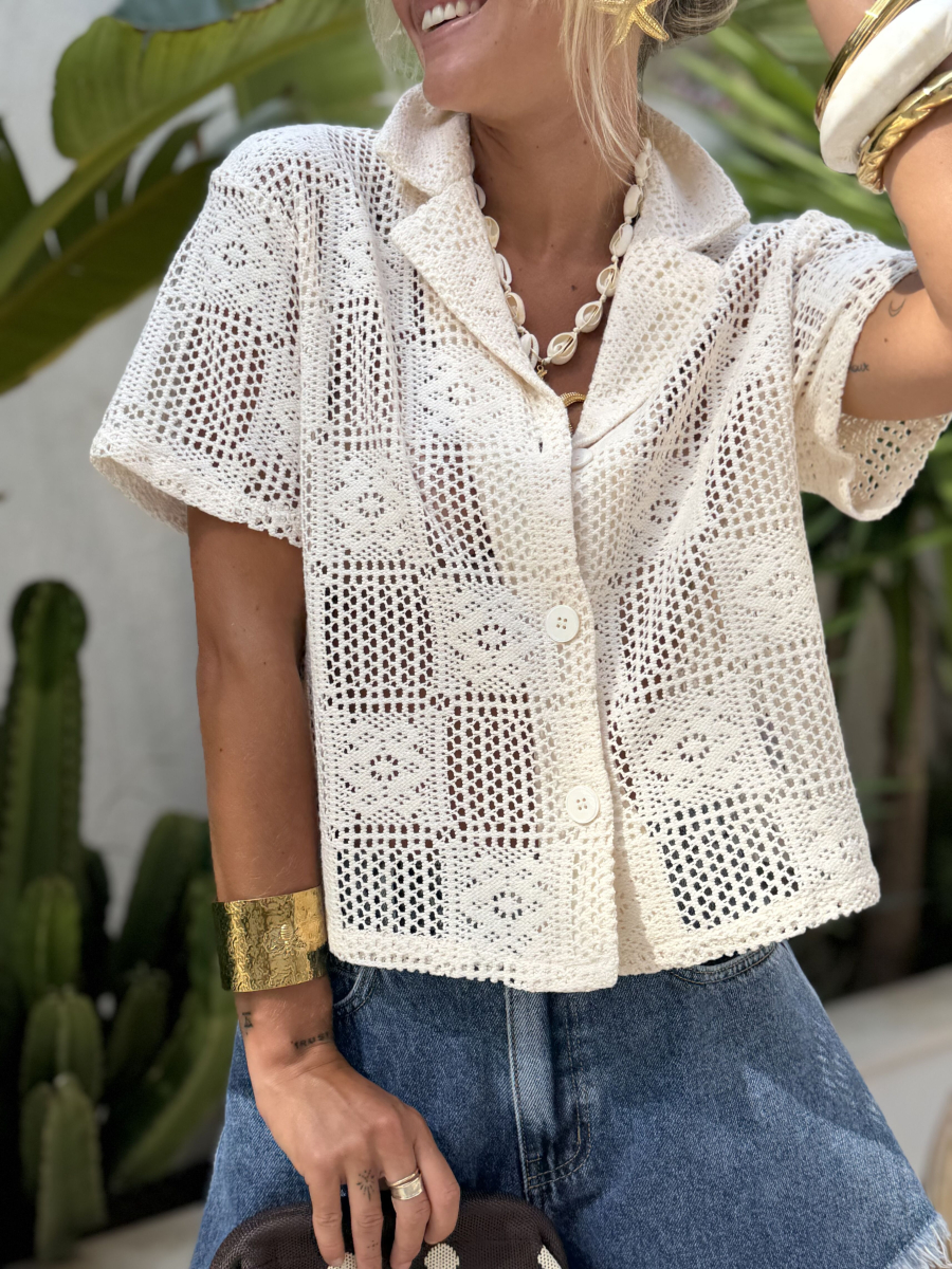 RIVIERA crochet shirt