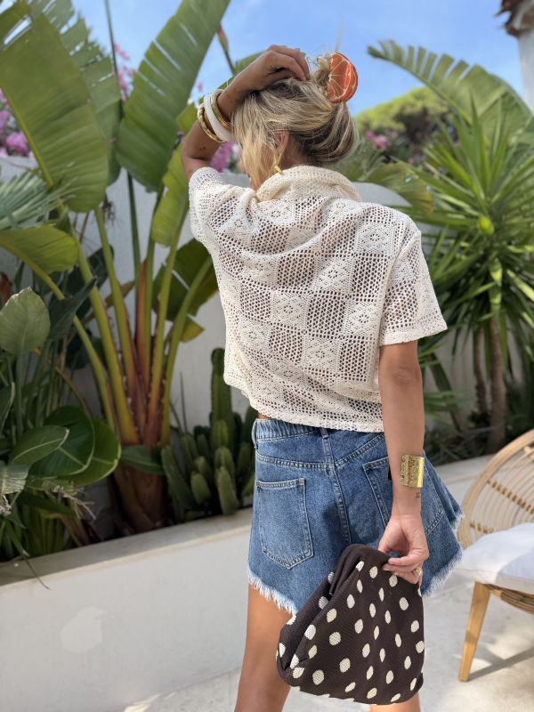 RIVIERA crochet shirt