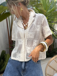 RIVIERA crochet shirt