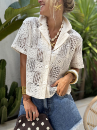RIVIERA crochet shirt