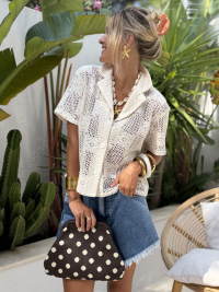 RIVIERA crochet shirt