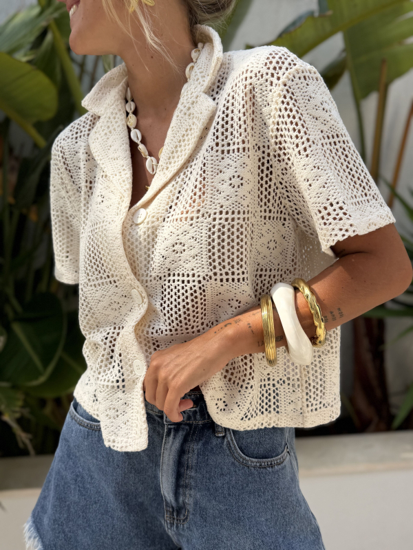 RIVIERA crochet shirt