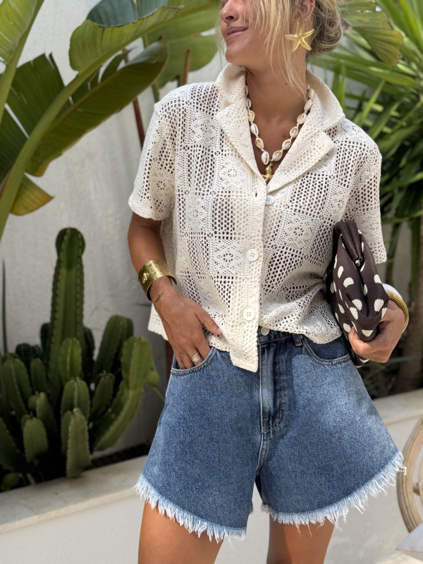 Chemise RIVIERA en crochet