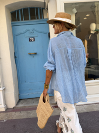 Chemise PAROS bleu