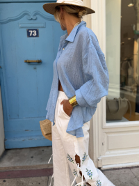 Chemise PAROS bleu