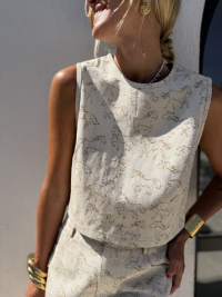 VITTORIA beige top