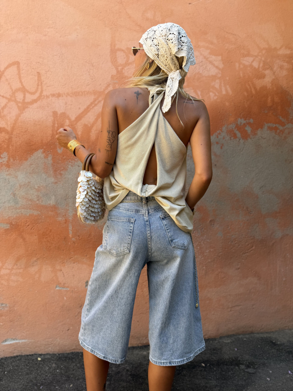 RILEY blue bermuda shorts