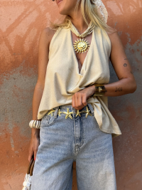 RILEY blue bermuda shorts