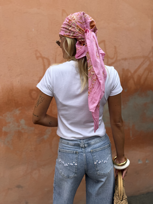 Foulard PINKY à motifs
