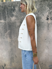 Gilet NORA écru