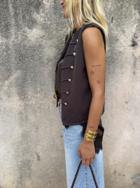 Gilet NORA chocolat