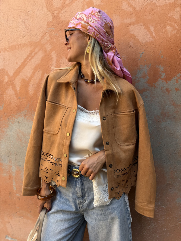 Veste OLSEN camel