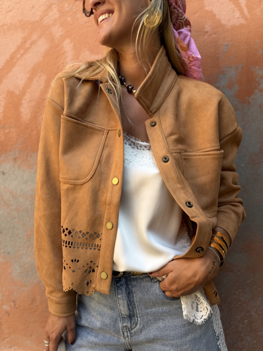 Veste OLSEN camel
