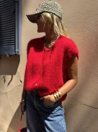 Gilet NINO sans manches rouge