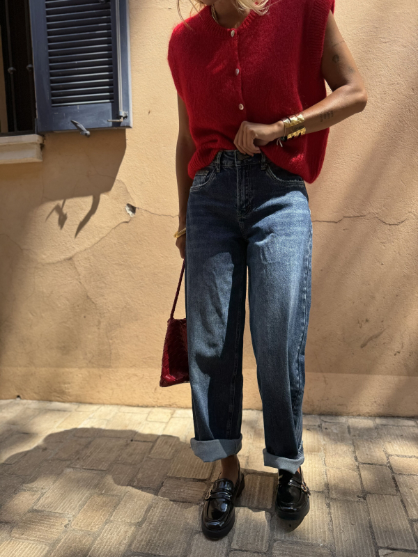Jean ballon BRAD denim brut