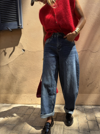 BRAD balloon raw denim jeans