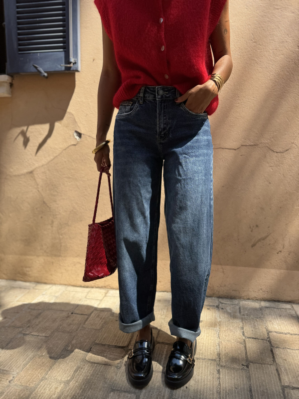 Jean ballon BRAD denim brut