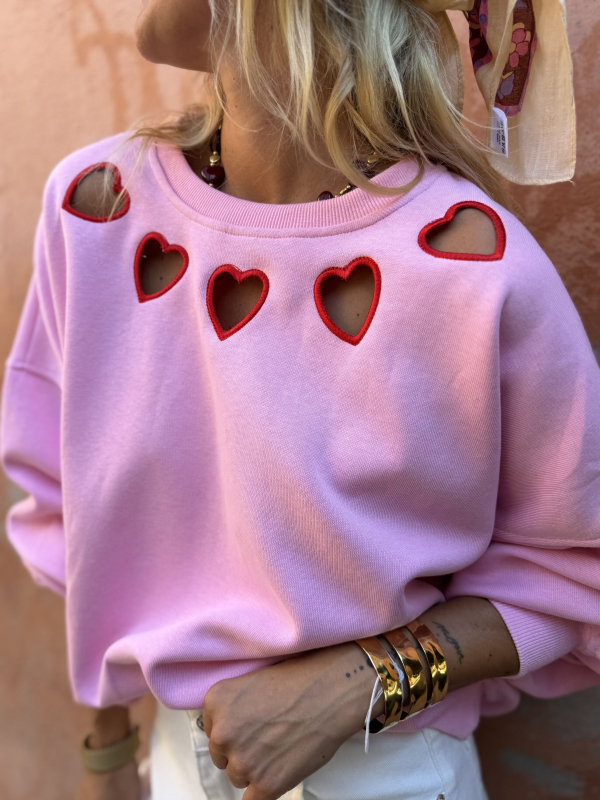 Sweat COEUR rose