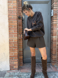 Bottes JUSTIN chocolat