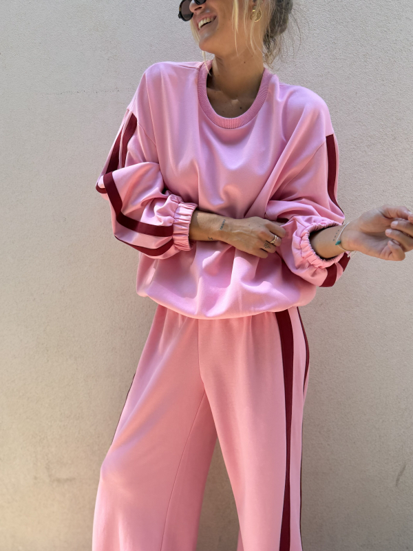 SANDRO pink sweatshirt