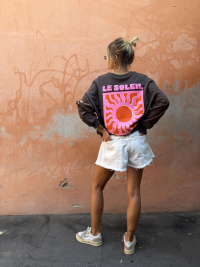 Sweat LE SOLEIL chocolat