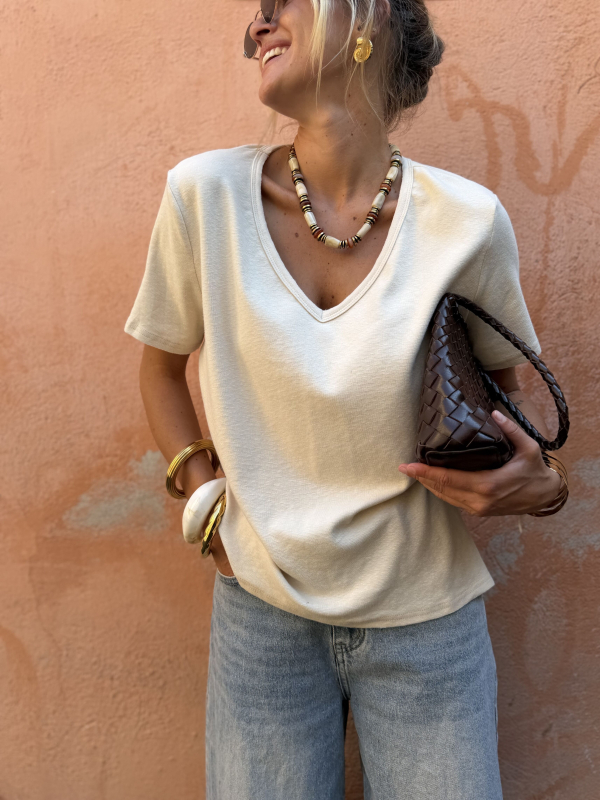 Tee-shirt LOUIS beige