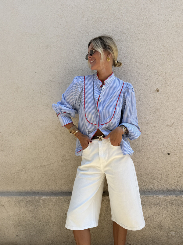 CÉLINE tie collar shirt - Pre-order