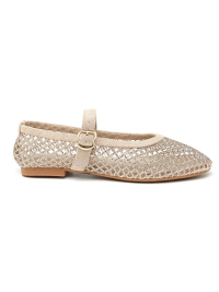 Ballerines ROMY beige à strass